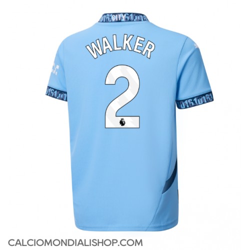 Maglie da calcio Manchester City Kyle Walker #2 Prima Maglia 2024-25 Manica Corta